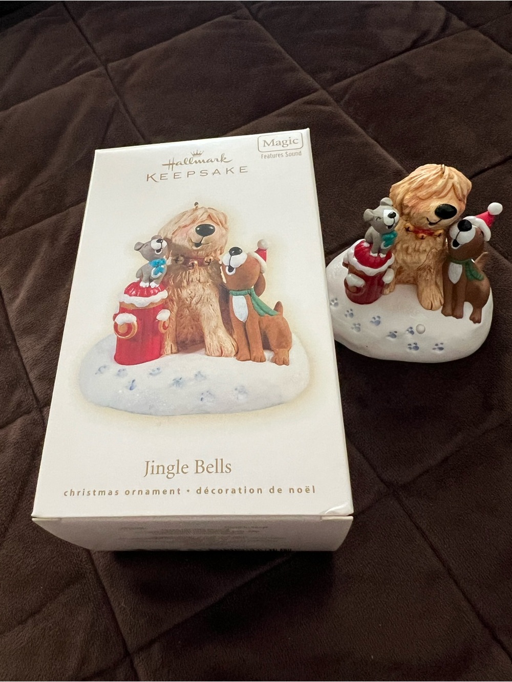 2009 Hallmark Ornament “Jingle Bells' Singing Dogs